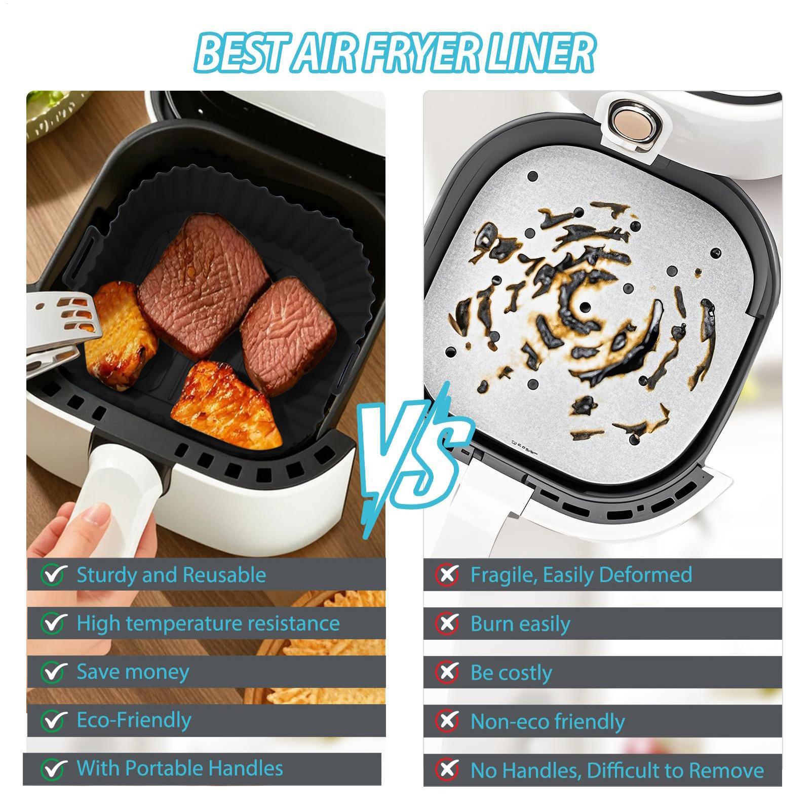 Air Fryer Silicone Liners Pot  - Men'S Accessories Tray review and price