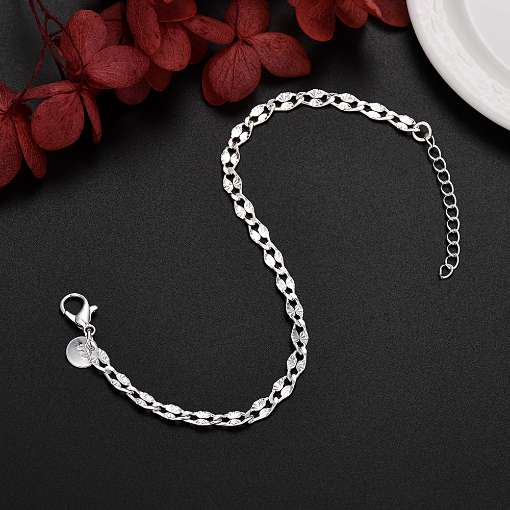 925 Sterling Silver pretty 4MM - Men Accessories Chain And Bracelet review and price
