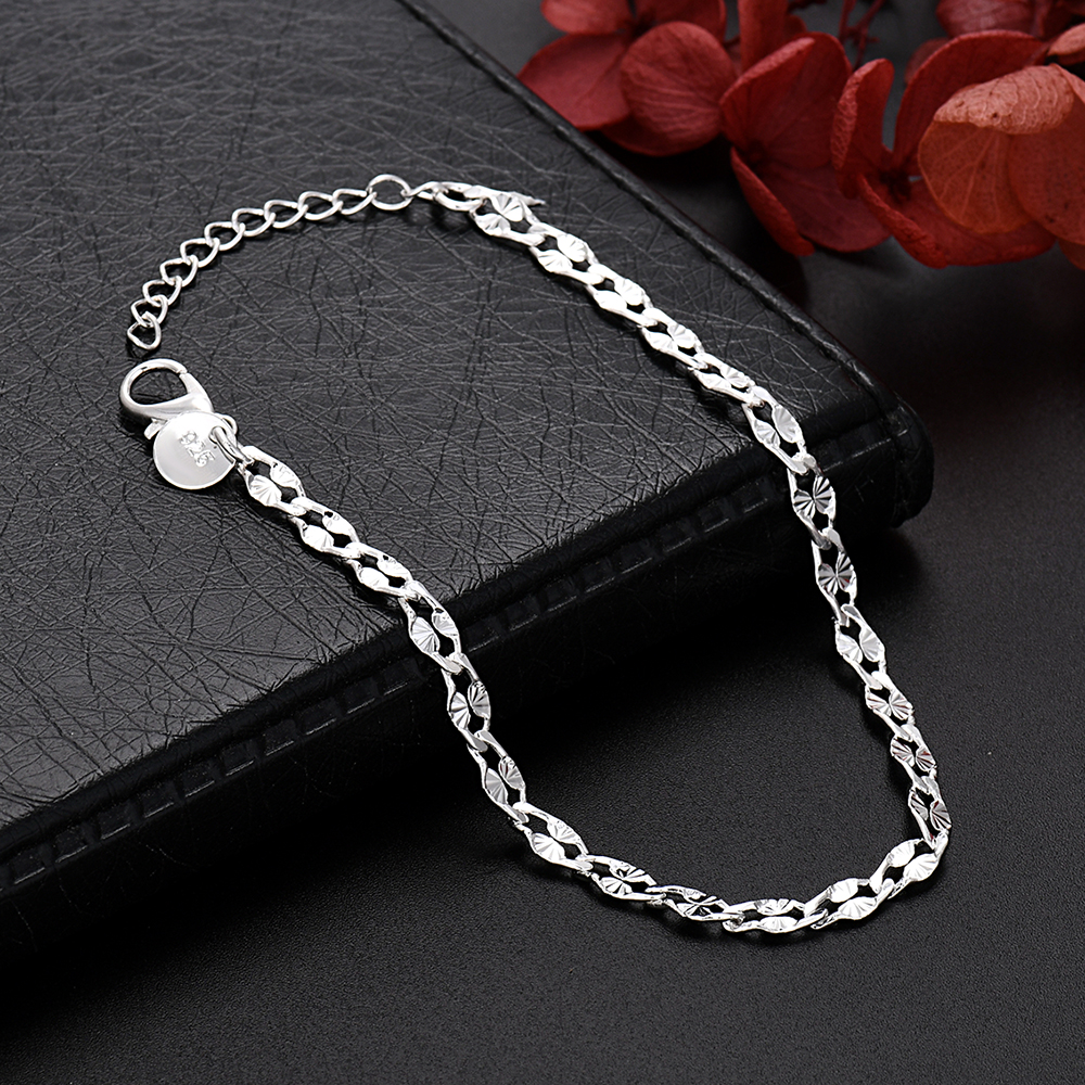 925 Sterling Silver pretty 4MM - Men Accessories Chain And Bracelet review and price