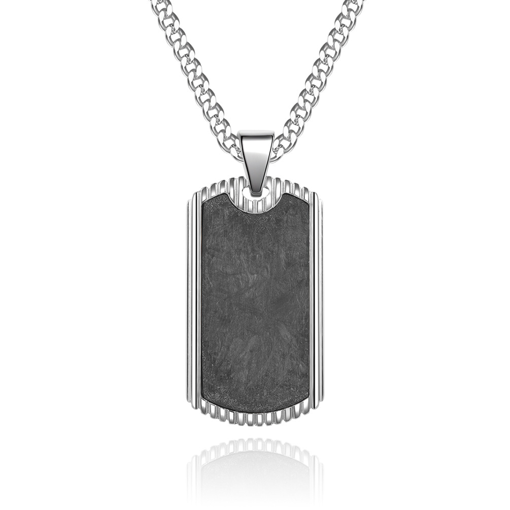 Carbon Fiber Pendant Stainless - Men Accessories List review and price