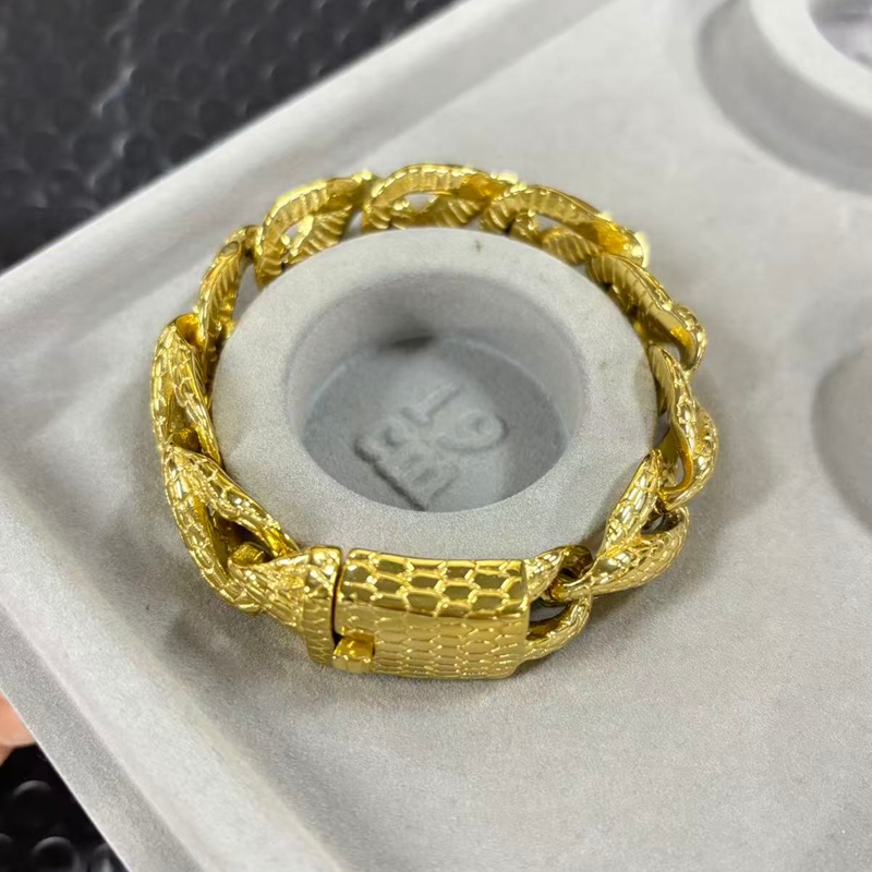 Kalen Snake Skin Cuban Link Me - Men Accessories Bd review and price